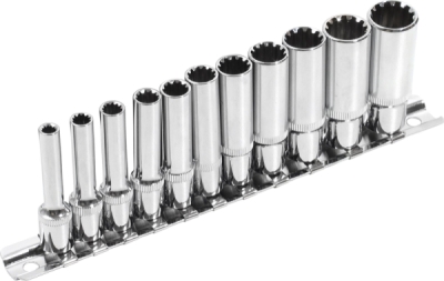 Sada hlavic 1/4" MULTI-LOCK EXTOL PREMIUM 11ks