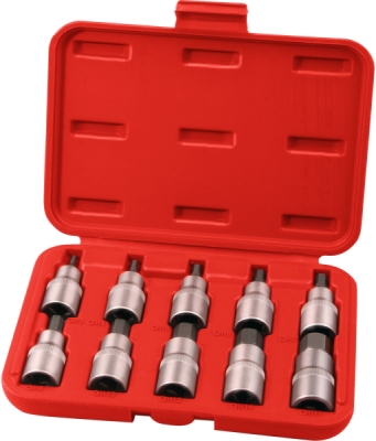 Sada hlavic 1/2" IMBUS EXTOL PREMIUM 10ks