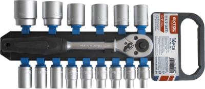 Sada nářadí 1/2" EXTOL PREMIUM 16ks