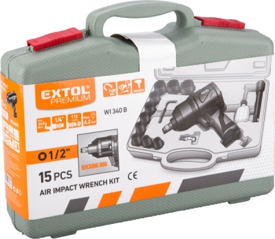 Pneumatický rázový utahovák 1/2" EXTOL PREMIUM, WI 340 B