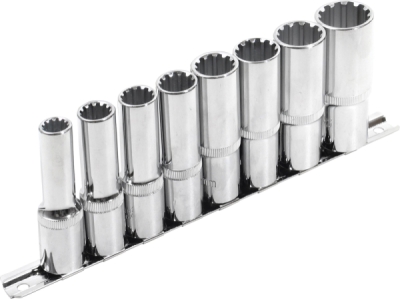 Sada hlavic 1/2" MULTI-LOCK EXTOL PREMIUM 8ks