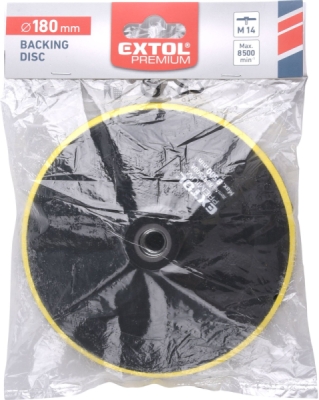 Nosič leštících kotoučů, ⌀180mm, M14, střední tvrdost EXTOL PREMIUM