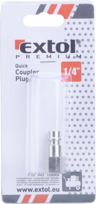 Rychlospojka vzduchová vsuvka s vnitřním závitem, G-1/4" EXTOL PREMIUM