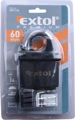 Zámek visací voděodolný, 60mm EXTOL PREMIUM