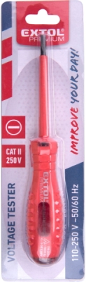 Zkoušečka napětí plochá, 110-250V EXTOL PREMIUM