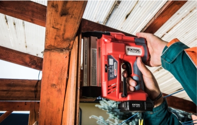 Hřebíkovačka/sponkovačka aku SHARE20V, 20V Li-ion, 2000mAh EXTOL PREMIUM