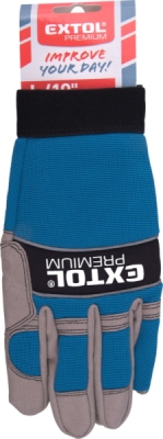 Rukavice polstrované, velikost L/10" EXTOL PREMIUM
