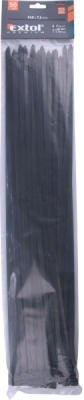 Pásky stahovací na kabely černé, 540x7,6mm, 50ks, nylon PA66 EXTOL PREMIUM