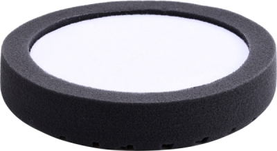 Kotouč leštící pěnový, diamantový vzor, T10, černý, ⌀180x35mm, zapuštěný suchý zip ⌀150mm EXTOL PREMIUM