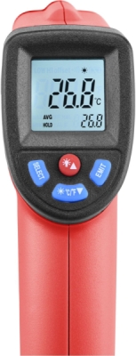 Teploměr bezkontaktní IR průmyslový, -50° až 550°C, -50° až 550°C EXTOL PREMIUM