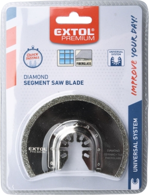 Kotouč segmentový, 88mm, diamant EXTOL PREMIUM