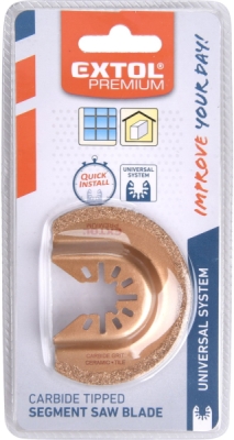 Kotouč segmentový, 64mm, karbid, tvrdokov EXTOL PREMIUM