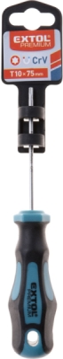 Šroubovák TORX, TTa10x75mm, CrV EXTOL PREMIUM