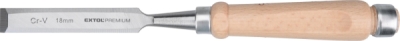 Dláto s kvalitní bukovou rukojetí EXTOL PREMIUM 18mm