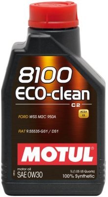 Motorový olej Motul 8100 ECO-CLEAN 0W-30, 1L