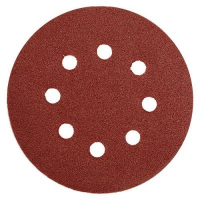 Yato Brusný papír 125 mm P80 s otvory 5 ks suchý zip