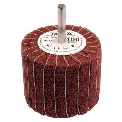 Yato Kotouč lamelový radiální 60x50 P-60 s hřídelí 6 mm