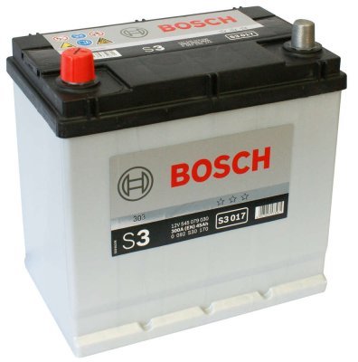 Autobaterie Bosch S3, 12V, 45Ah, 300A, S3 017