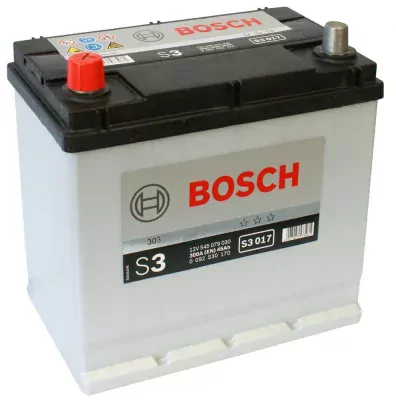 Autobaterie Bosch S3, 12V, 45Ah, 300A, S3 017
