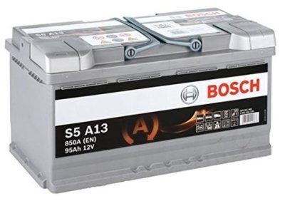 Autobaterie Bosch S5 AGM, 12V, 95Ah, 850A, S5 A13