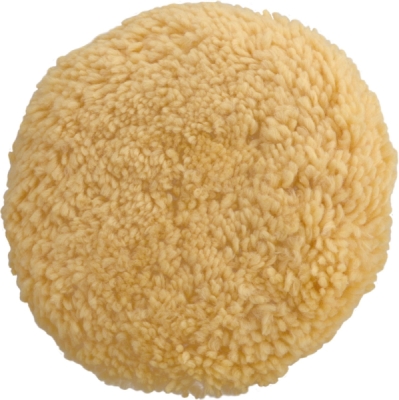 Kotouč leštící vlněný, žlutý, T180, ⌀190mm, 1ply vlna 50/50, suchý zip ⌀150mm EXTOL PREMIUM