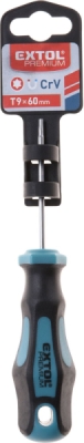 Šroubovák TORX, T9x60mm, CrV EXTOL PREMIUM