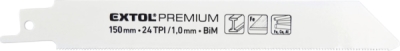 Plátky do pily ocasky 3ks, 150x19x0,9mm, Bi-metal EXTOL PREMIUM