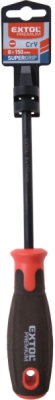 Šroubovák plochý SUPERGRIP, (-) 8x150mm, CrV EXTOL PREMIUM
