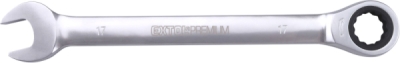 Klíč ráčnový očkoplochý, 72 zubů, 17mm EXTOL PREMIUM