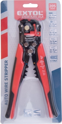 Kleště odizolovací/krimpovací automatické, 210mm EXTOL PREMIUM