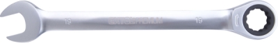 Klíč ráčnový očkoplochý, 72 zubů, 19mm EXTOL PREMIUM