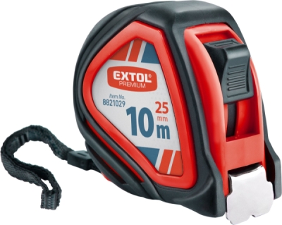 Metr svinovací, 10m x 25mm EXTOL PREMIUM