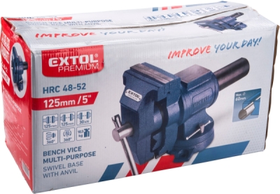 Svěrák otočný multifunkční, 125mm EXTOL PREMIUM