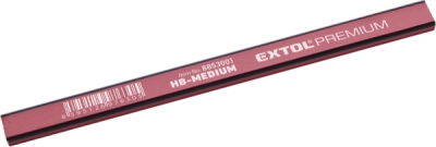 Tužka tesařská PROFI, 175mm středně tvrdá-HB EXTOL PREMIUM