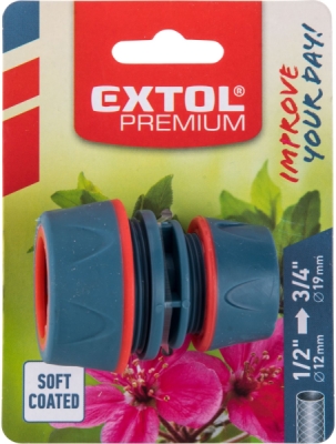 Spojka na hadici, 1/2" - 3/4" EXTOL PREMIUM