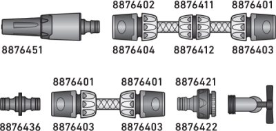 Spojka na hadici, 1/2" EXTOL PREMIUM