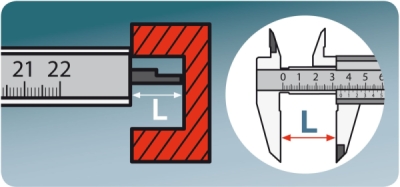 Měřítko posuvné kovové, 0-150mm EXTOL PREMIUM
