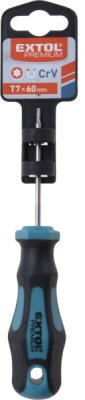 Šroubovák TORX, T7x60mm, CrV EXTOL PREMIUM