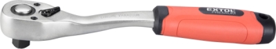 Ráčna tvarovaná, 45 zubů, 1/2", L 253mm, Crv EXTOL PREMIUM