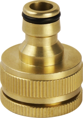 Konektor na kohoutek, 1/2"-3/4", MOSAZ EXTOL PREMIUM
