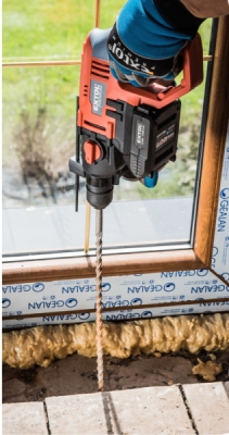 Kladivo vrtací aku SHARE20V, SDS plus, 20V Li-ion, 2000mAh EXTOL PREMIUM