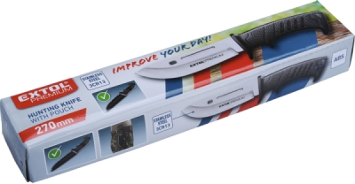 Nůž lovecký nerez, 270/145mm EXTOL PREMIUM