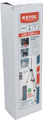 Stativ výsuvný EXTOL Premium 420-1200mm