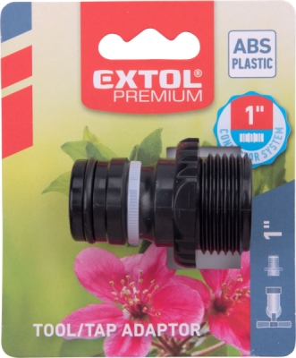 Adaptér 1" systém, ABS EXTOL PREMIUM