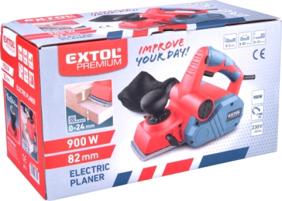 Hoblík elektrický, 900W, polodrážka 24mm EXTOL PREMIUM