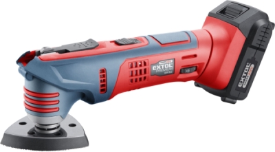 Bruska multifunkční aku SHARE20V, rychloupínací, 20V Li-ion, 2000mAh EXTOL PREMIUM