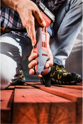 Bruska multifunkční aku SHARE20V, rychloupínací, 20V Li-ion, 2000mAh EXTOL PREMIUM