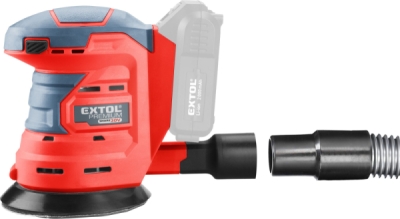 Bruska excentrická aku SHARE20V, 125mm, 20V Li-ion bez baterie EXTOL PREMIUM