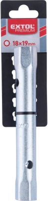 Klíč trubkový, 18x19mm, CrV EXTOL PREMIUM