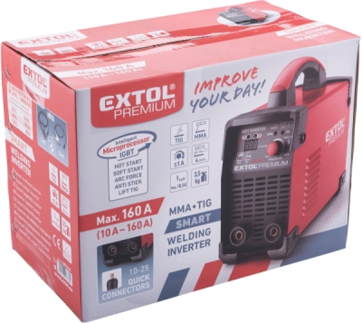Invertor svařovací 160A EXTOL PREMIUM